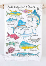 Load image into Gallery viewer, Saltwater Fishing Ocean Sport Kitchen Towel