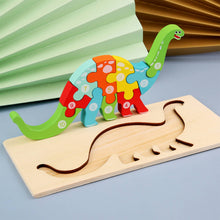 Load image into Gallery viewer, Montessori Educational Wooden Puzzle Christmas Kids Toy