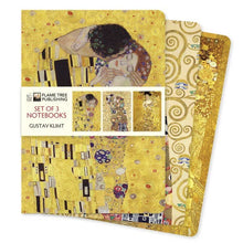 Load image into Gallery viewer, Gustav Klimt: Set Of 3 Standard Notebooks