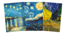 Load image into Gallery viewer, Vincent Van Gogh Set of 3 Midi Notebooks