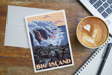 Load image into Gallery viewer, NOTECARD Hawaii, Big Island, Lava Flow Scene