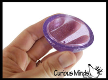 Load image into Gallery viewer, 1 Jumbo 2" Glitter Poppers - Rubber Pop Up Toy - Pop and Dro
