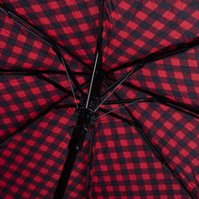 Load image into Gallery viewer, Compact Gingham Pattern Umbrella- Auto open