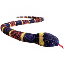 Load image into Gallery viewer, Coral Snake 6.5" Foot Plush Stuffed Animal