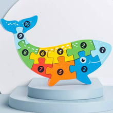 Load image into Gallery viewer, Montessori Educational Wooden Puzzle Christmas Kids Toy