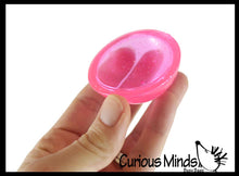 Load image into Gallery viewer, 1 Jumbo 2" Glitter Poppers - Rubber Pop Up Toy - Pop and Dro