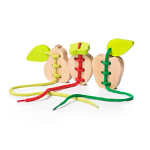 Load image into Gallery viewer, Cubika Wooden Lacing Toy Set Fruits