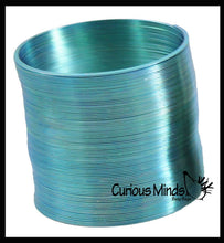 Load image into Gallery viewer, 2.4" Metal Colored Magic Spring Coil Toy - Sensory Fidget