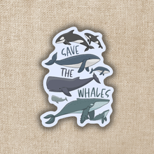 Load image into Gallery viewer, Save the Whales Sticker