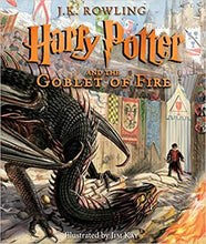 Load image into Gallery viewer, Harry Potter and the Goblet of Fire: The Illustrated Edition (Harry Potter, Book 4) by J. K. Rowling