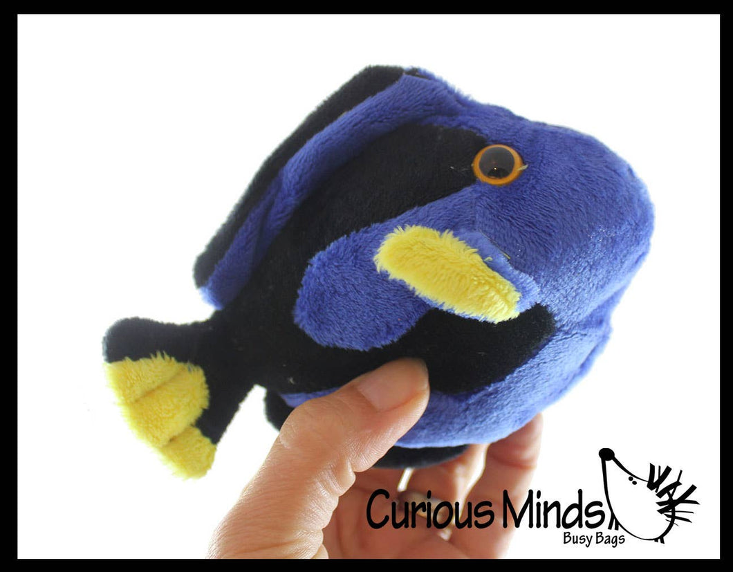 Cute Mini Blue Tang Fish Plush Stuffed Animal