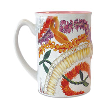 Load image into Gallery viewer, Embossed Leis of Aloha Mug 14oz
