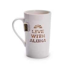 Load image into Gallery viewer, Live with Aloha Mug 18oz

