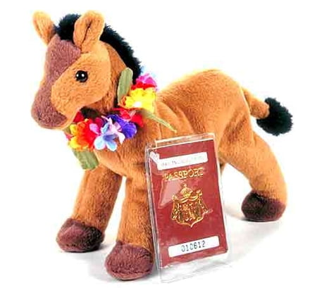 IG Hawaiian Collectibles Small Plush - Passport Horse