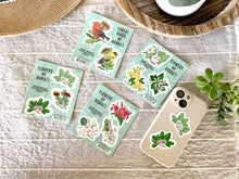 Load image into Gallery viewer, Flowers of Hawai'i Sticker Sheet  SET A (Native Flowers)
