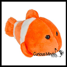 Load image into Gallery viewer, Cute Mini Clownfish Plush Stuffed Animal
