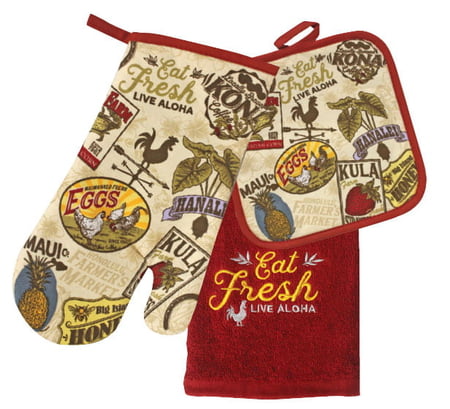 3 Piece Kitchen Towel Set - Farmer’s Market