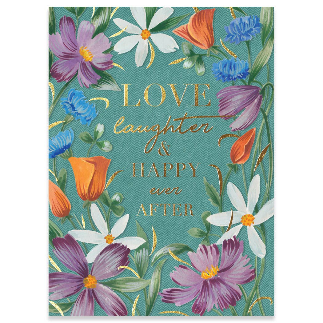 LOVE LAUGHTER|CARTE WEDDING CARD
