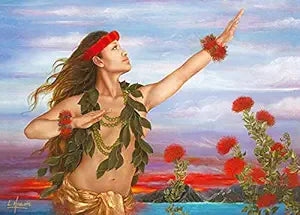 Ohia and Lehua Birthday Greeting Card