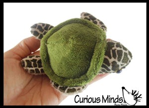 1 Cute Small Turtle Plush Stuffed Animals- Adorable Tiny Min