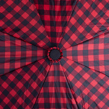 Load image into Gallery viewer, Compact Gingham Pattern Umbrella- Auto open
