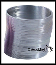 Load image into Gallery viewer, 2.4" Metal Colored Magic Spring Coil Toy -  Sensory Fidget
