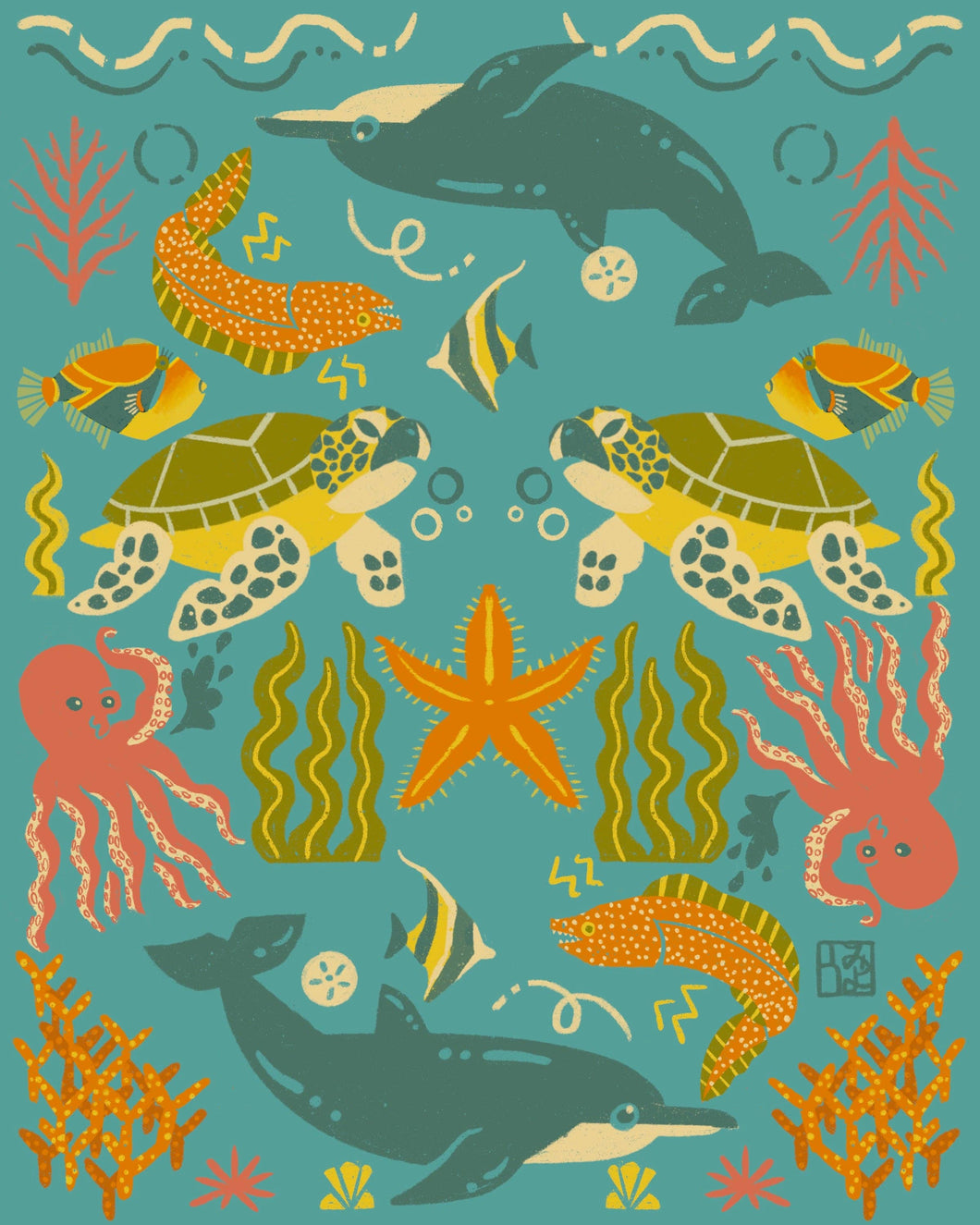 Ka Lalo Kai Greeting Card