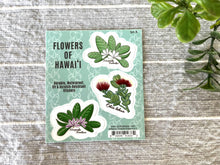 Load image into Gallery viewer, Flowers of Hawai'i Sticker Sheet  SET A (Native Flowers)
