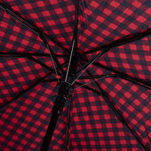 Load image into Gallery viewer, Compact Gingham Pattern Umbrella- Auto open
