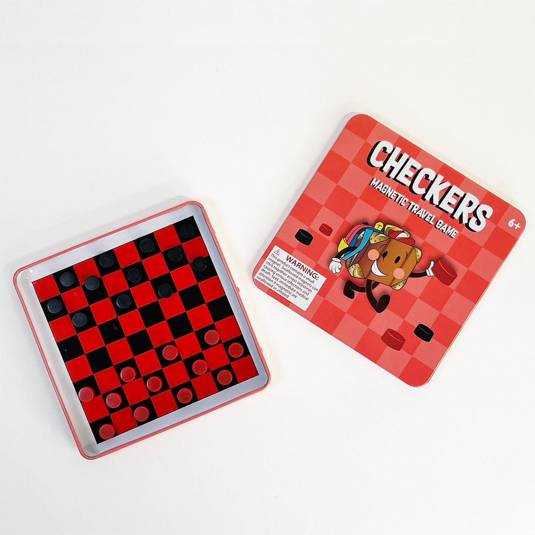 Magnetic Travel Game Checkers