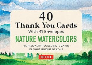 Copy of Thank You Cards -- Nature Watercolors