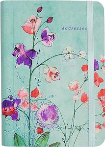 Fushia Blooms Address Book