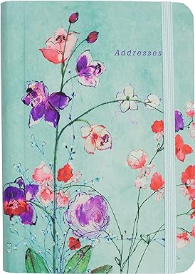 Fushia Blooms Address Book