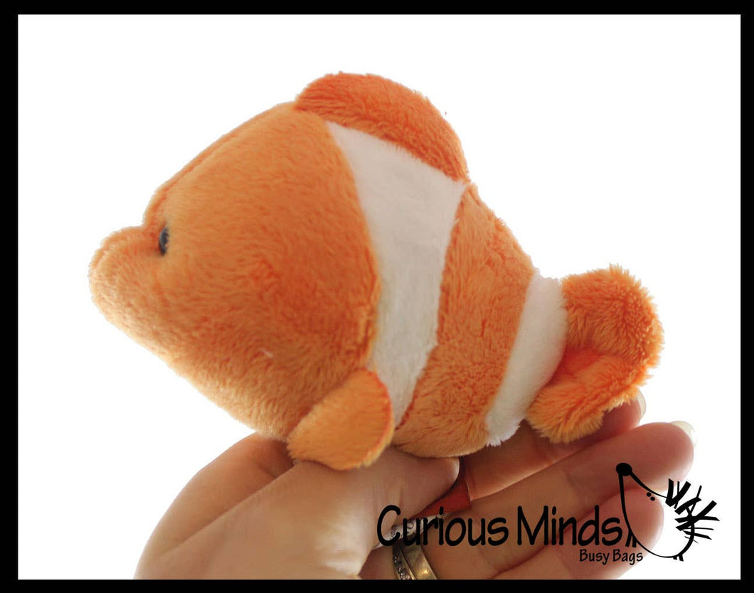 Cute Mini Clownfish Plush Stuffed Animal
