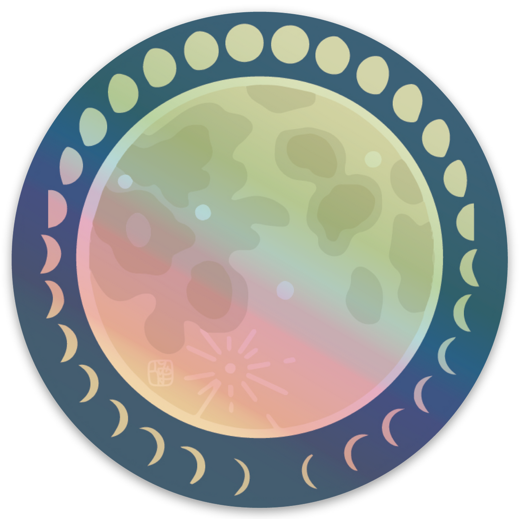 Kaulana Mahina Holographic Sticker