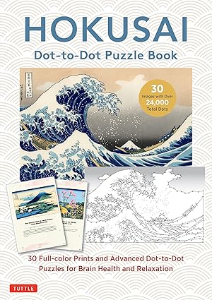 Hokusai Dot-to-Dot Puzzle Book