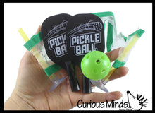 Load image into Gallery viewer, Mini Tabletop Pickleball Game Set - Net, Paddles and Ball
