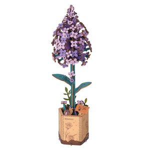 Wooden Bloom Craft- Lilac