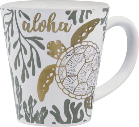 IG Ceramic Tapered Mug 11oz - Honu Gold