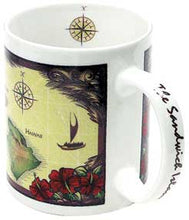 Load image into Gallery viewer, Brown Island Chain Ceramic Mug 11oz
