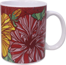 Load image into Gallery viewer, Hibiscus Ceramic Mug 11oz
