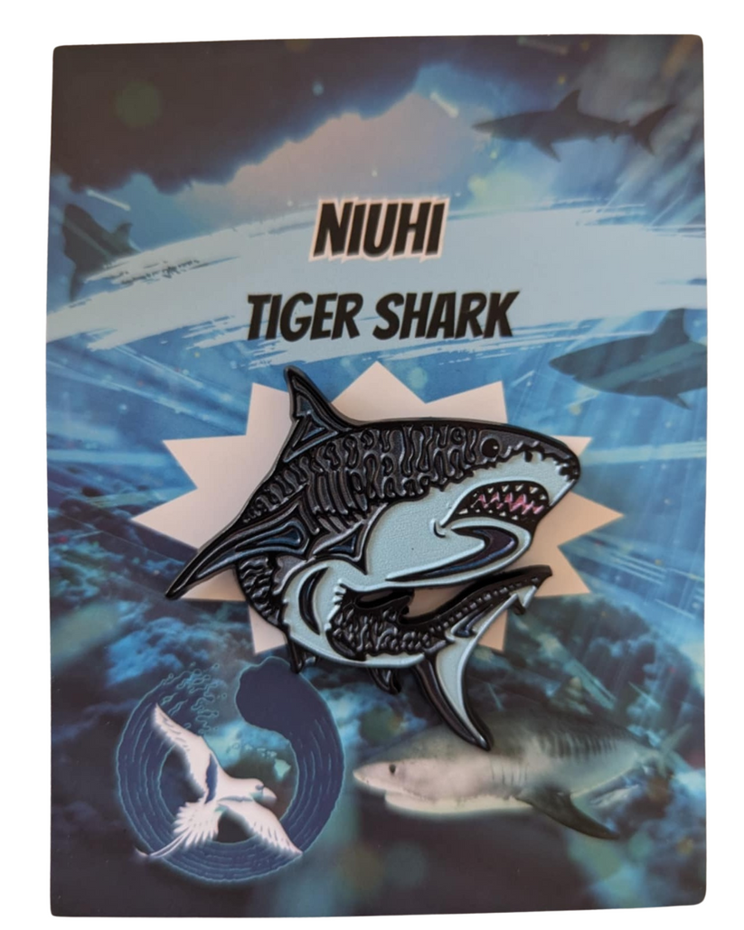 Tiger Shark Metal Pin