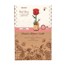 Load image into Gallery viewer, Wooden Bloom Craft- Red Rose
