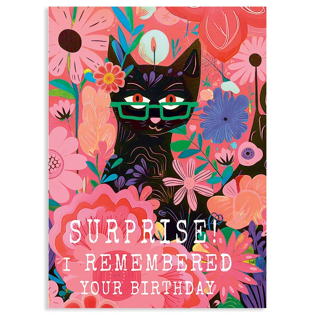 KITTY BIRTHDAY GREETING CARD 4.5 x 6.25