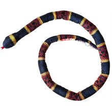 Load image into Gallery viewer, Coral Snake 6.5&quot; Foot Plush Stuffed Animal
