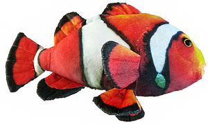 Clownfish Aquatic Plush Stuffed Animal 12" Fish