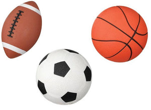 GO! Pro-Ball Set 5" Soccer Ball,6.5" Football, 5" Basketball