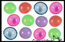 Load image into Gallery viewer, 1 Jumbo 2&quot; Glitter Poppers - Rubber Pop Up Toy - Pop and Dro
