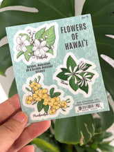 Load image into Gallery viewer, Flowers of Hawai'i Sticker Sheet  SET B

