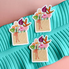 Load image into Gallery viewer, Lauhala Flower - Clear Sticker
